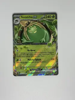 Sinistcha EX 023/167 Sv06: Twilight Masquerade Holo Pokemon TCG NM - Image 1