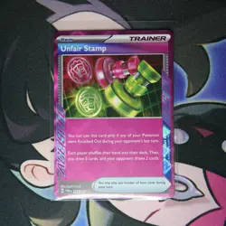 Pokemon TCG Unfair Stamp SV: Twilight Masquerade 165/167 Holo - 0060 - Image 1