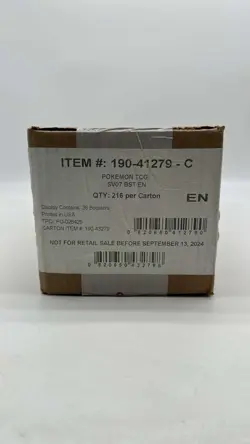 Pokemon TCG Stellar Crown Booster Box Sealed Case SV07 - Image 3