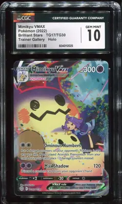 [CGC 10] Mimikyu VMAX TG17/TG30 Brilliant Stars Trainer Gallery POKEMON - Image 1