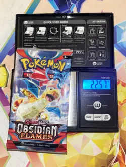 VERY HEAVY! 22.57 Gram Obsidian Flames Pokemon TCG Factory Sealed Booster Pack! - Image 1