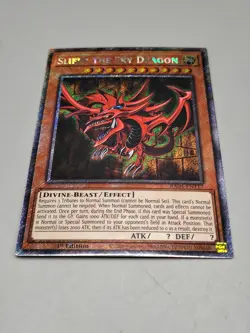Yugioh! Slifer the Sky Dragon - RA04-EN117 - Platinum Secret Rare - 1st Edition - Image 1