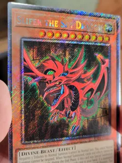 Yugioh! Slifer the Sky Dragon - RA04-EN117 - Platinum Secret Rare - 1st Edition - Image 3