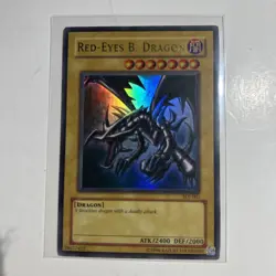 LP Yugioh Red-Eyes Black Dragon SDJ-001 Unlimited Edition Holo Rare Yu-Gi-Oh! - Image 1