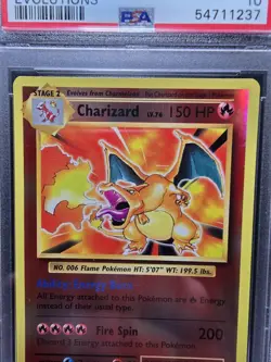 PSA 10 Charizard Reverse Holo 11/108 - 2016 XY Evolutions Pokemon Card - Image 3