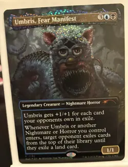 🌟 Umbris, Fear Manifest (CONFETTI 🎉 Foil) Furby The Oddbodies SL MTG 🌟 - Image 1
