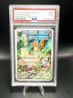 Pokemon Charmander SVP044 Obsidian Flames ETB Promo Card PSA 9 - Image 1