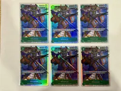 One Piece EB04-013 Kikunojo SR 6 Cards Lot English - Image 1