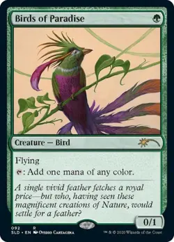 Birds of Paradise - Near Mint MTG Secret Lair - Image 1
