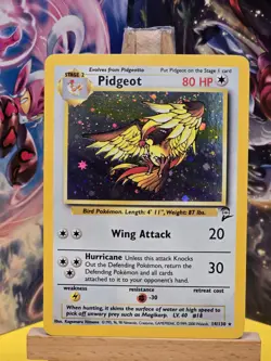 Pidgeot - 14/130 - Pokemon Base Set 2 Holo Rare Card ⭐NICE HOLO⭐ - Image 1