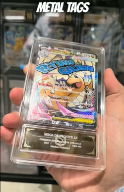 pokemon cards JPN. Metal Tags Mega Dragonite EX 232/193 MA PCG 10 GEM - Image 2