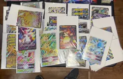 Pokemon TCG Lot Jumbo Oversized Pokemon Cards EX, Vstar, V Lot Of 40 - Image 1