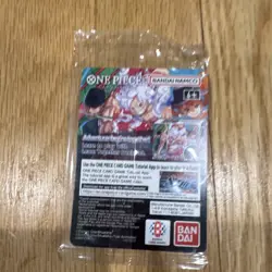 Bandai One Piece CCG Monkey.D.Luffy Promo Full Art Holo Card ST01-008 - Image 3