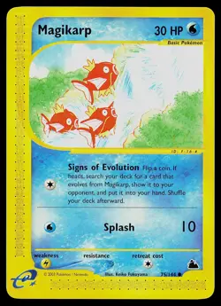 Pokemon Card - Magikarp Skyridge 75/144 Common - Image 1