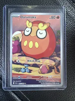 Pokemon TCG Darumaka Black Bolt Holo Card 097/086 Sv: Black Bolt Holo IR - Image 1