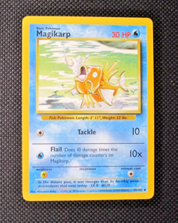 Magikarp 35/102 Base Set Pokemon Card NM - LP WotC - Image 1