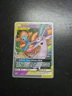 Espeon & Deoxys GX 72/236 TAG TEAM World Championships 2019 Pokemon Card - Image 1