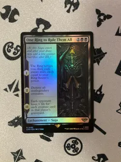 One Ring to Rule Them All - FOIL *LORD OF THE RINGS* NEAR MINT *RARE* 2023 - Image 1