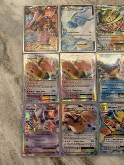 Pokemon Mega EX And EX Lot Of 12 Blastoise Mewtwo Dragonite - Image 2