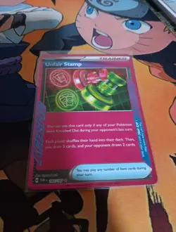 Pokemon TCG Unfair Stamp Scarlet & Violet-Twilight Masquerade 165/167 Holo... - Image 1