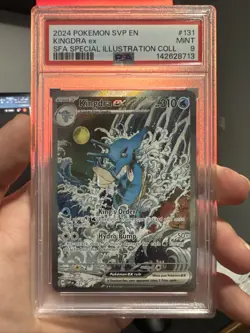 Kingdra EX 131 Scarlet & Violet Promo Holo Pokemon TCG Psa 9 - Image 1