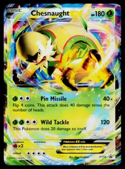 Chesnaught EX Holofoil #XY18 Promo Pokemon XY Promos NM - Image 1
