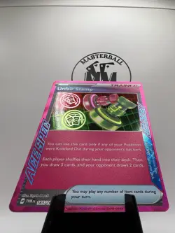 Pokemon TCG Unfair Stamp 165/167 ACE SPEC Rare S&V Twilight Masquerade NM/M - Image 3