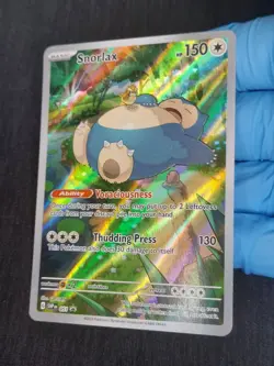 Pokemon Snorlax 051 Sv: Scarlet & Violet 151 Black Star Promo Holo 💎 Mint - Image 2