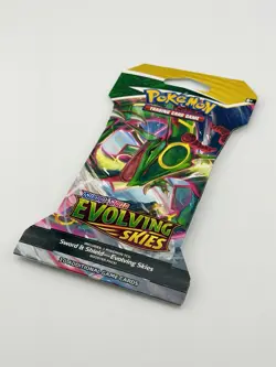 2021 Pokemon Evolving Skies Sleeved Blister Pack Factory Sealed Rayquaza Art - Image 3
