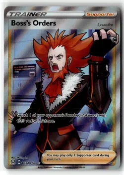 Boss's Orders ⭐ TG24 Holo Rare Ultra Lost Origin Trainer Gallery Pokemon NM/LP - Image 1