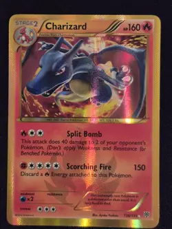 Charizard 136/135 Plasma Storm Holo Secret Rare Pokemon TCG NM - Image 1