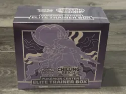 🔥 Pokemon - Sword Shield Shadow Chilling Reign Center POKEMONM ETB Sealed! WOW! - Image 1