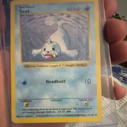 Pokemon TCG Seel Base Set (Shadowless) 041/102 Uncommon Regular 60 HP Unlimited - Image 1