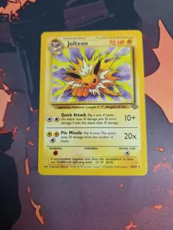 Jolteon 20/64 Jungle Unlimited Non-Holo Rare Vintage 1999 Pokemon HP - Image 1