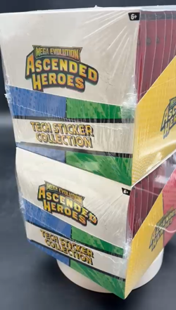 Lot of (2) Pokemon TCG Ascended Heroes Tech Sticker Collection Display Boxes - Image 2