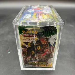 #1 Pokemon Evolving Skies Booster Box SEALED w/ Acrylic Case MINT Sword & Shield - Image 4