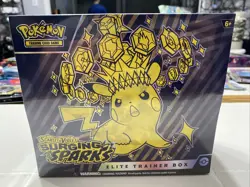 Pokemon TCG Scarlet & Violet Surging Sparks Elite Trainer Box ETB New Sealed - Image 1