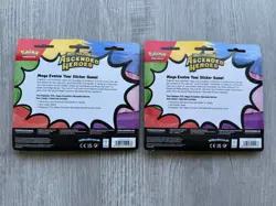 Lot of 2 Pokemon Mega Evolutions Ascended Heroes Tech Sticker Collection - Image 2