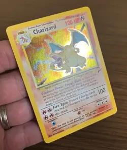 Pokemon TCG Charizard 4/130 Base Set 2 Holo LP - Image 2