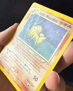 Pokemon TCG Light Ninetales 50/105 Neo Destiny Unlimited Rare Non-Holo #50 LP - Image 3