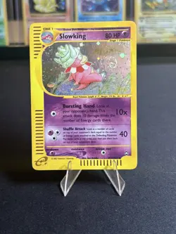 2003 Pokemon Aquapolis Slowking H22/H32 Holo Rare E-Reader WOTC MP - Image 1