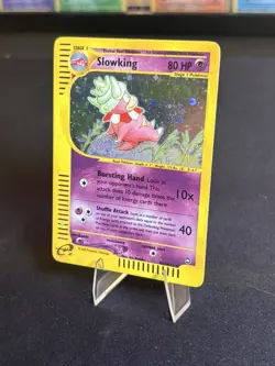 2003 Pokemon Aquapolis Slowking H22/H32 Holo Rare E-Reader WOTC MP - Image 3