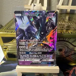 Pokemon TCG Necrozma GX Burning Shadows 63/147 Holo Ultra Rare NM - Image 1