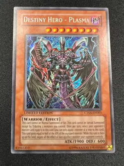 Yu-Gi-Oh! Destiny HERO - Plasma (NM) CT04-EN003 2007 Collectors Tin - Image 1