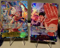 ONE PIECE CCG EB04 EB02 ALT ART LUFFY SEC LOT OF 2 JAPANESE NM+ - Image 1
