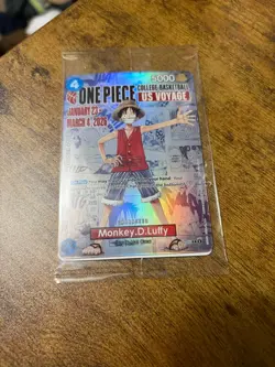 Monkey.D.Luffy (055) (College Basketball US Voyage) P-055 One Piece Promotion... - Image 1