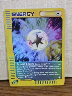 Pokemon Card Crystal Energy Aquapolis Reverse Holo 146/147 Uncommon - Image 1