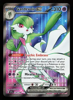 Gardevoir ex 228/198 Ultra Rare Scarlet & Violet Base Set Pokemon Card - Image 1