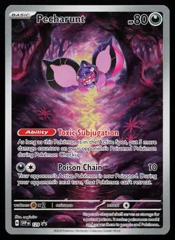 Pecharunt 129 Holo Illustration Rare Scarlet & Violet Promo Pokemon Card - Image 1