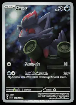 Zorua 075/064 Holo Illustration Rare Shrouded Fable Pokemon Card - Image 1